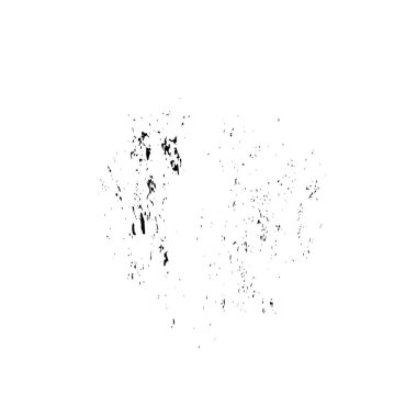 Beyaz arkaplanda siyah mürekkep darbesi.