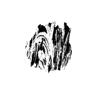 Beyaz arkaplanda siyah mürekkep darbesi.