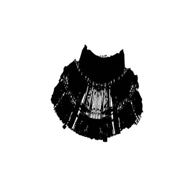 grunge mürekkep fırçası vuruşu