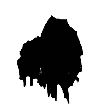 grunge mürekkep fırçası vuruşu