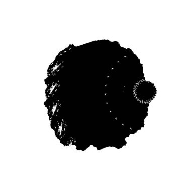 grunge mürekkep fırçası vuruşu