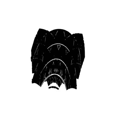vektör siyah fırça darbesi