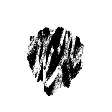 grunge siyah fırça darbesi