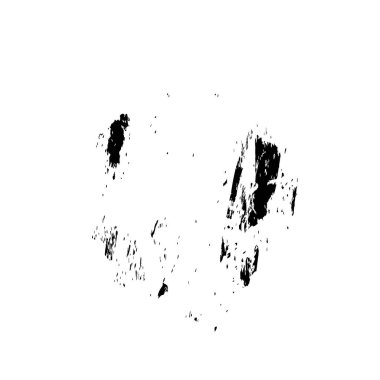 grunge siyah fırça darbesi