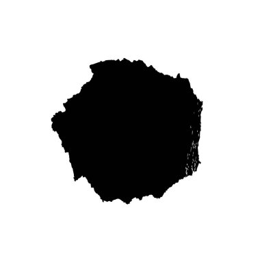 grunge siyah fırça darbesi