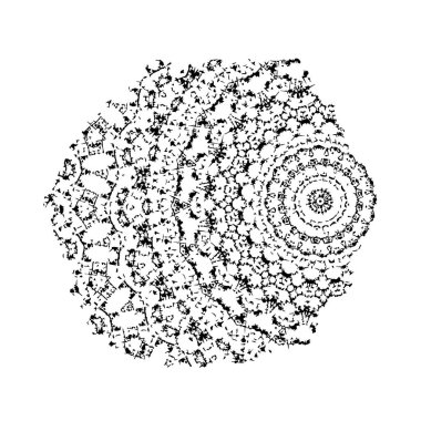 grunge siyah fırça darbesi