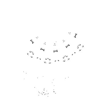 grunge siyah fırça darbesi