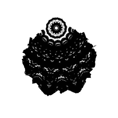 grunge siyah fırça darbesi