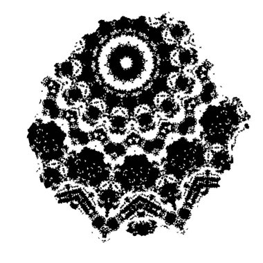 grunge siyah fırça darbesi