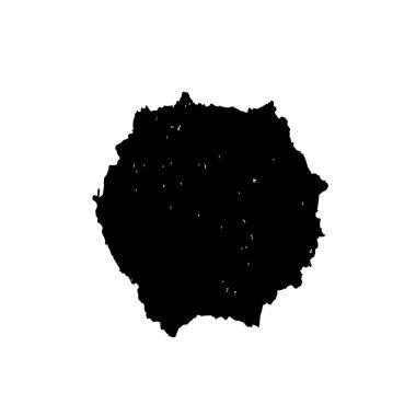 grunge siyah fırça darbesi