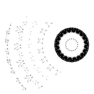 grunge siyah fırça darbesi