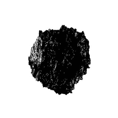 Vektör çizimi, elle çizilmiş, izole edilmiş çizik ya da felç. Grunge fırçası ve kalem (tebeşir veya kömür) dokusu. Beyaz arkaplanda iz sürerek siyah siluet oluşturuldu.