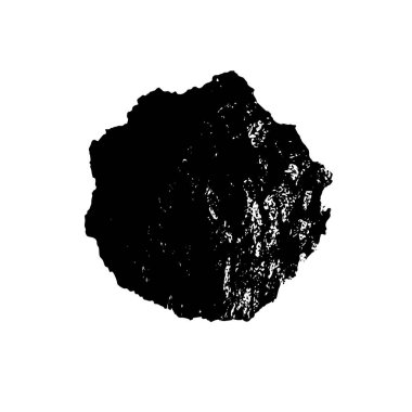 Vektör çizimi, elle çizilmiş, izole edilmiş çizik ya da felç. Grunge fırçası ve kalem (tebeşir veya kömür) dokusu. Beyaz arkaplanda iz sürerek siyah siluet oluşturuldu.