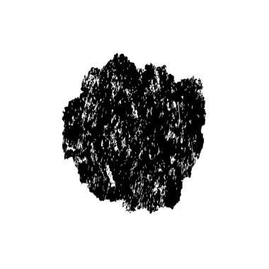 Vektör çizimi, elle çizilmiş, izole edilmiş çizik ya da felç. Grunge fırçası ve kalem (tebeşir veya kömür) dokusu. Beyaz arkaplanda iz sürerek siyah siluet oluşturuldu.