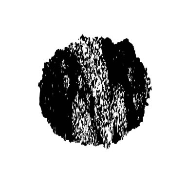 Vektör çizimi, elle çizilmiş, izole edilmiş çizik ya da felç. Grunge fırçası ve kalem (tebeşir veya kömür) dokusu. Beyaz arkaplanda iz sürerek siyah siluet oluşturuldu.