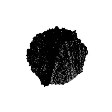 Vektör çizimi, elle çizilmiş, izole edilmiş çizik ya da felç. Grunge fırçası ve kalem (tebeşir veya kömür) dokusu. Beyaz arkaplanda iz sürerek siyah siluet oluşturuldu.