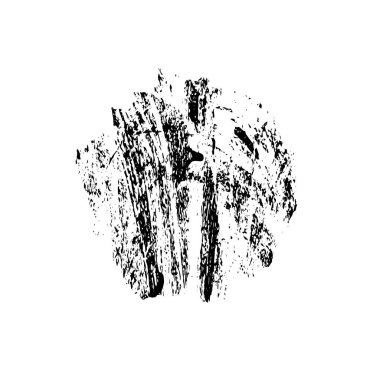 Vektör çizimi, elle çizilmiş, izole edilmiş çizik ya da felç. Grunge fırçası ve kalem (tebeşir veya kömür) dokusu. Beyaz arkaplanda iz sürerek siyah siluet oluşturuldu.