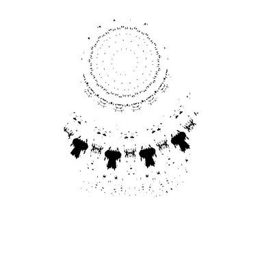 Modern Şekil Damgaları Koleksiyonu, Grunge Circles. Pankartlar, İşaretler, Logolar, Simgeler, Etiketler ve Rozetler. Vektör tasarım elemanı. yuvarlak doku