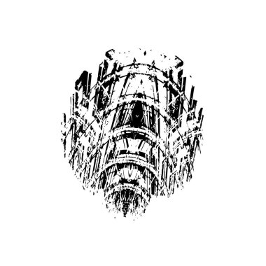 Siyah ve beyaz dokular. monokrom grunge soyut elementler . 