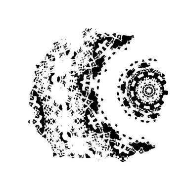 Siyah ve beyaz dokular. monokrom grunge soyut elementler . 