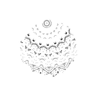 Siyah ve beyaz dokular. monokrom grunge soyut elementler . 