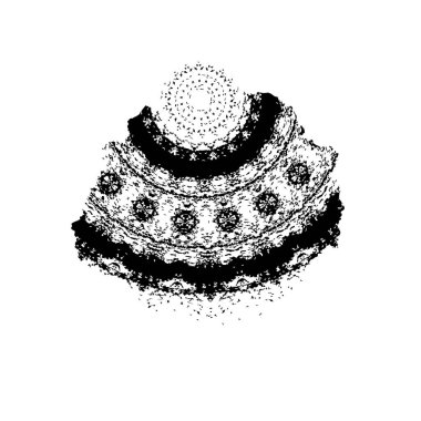 Modern Şekil Damgaları Koleksiyonu, Grunge Circles. Pankartlar, İşaretler, Logolar, Simgeler, Etiketler ve Rozetler. Vektör tasarım elemanı. yuvarlak doku