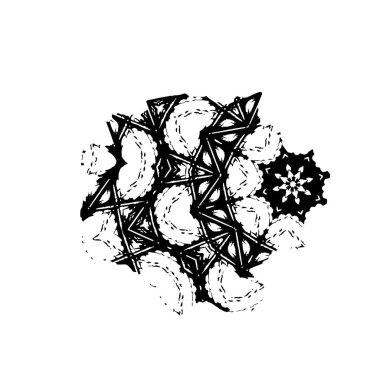 Modern Şekil Damgaları Koleksiyonu, Grunge Circles. Pankartlar, İşaretler, Logolar, Simgeler, Etiketler ve Rozetler. Vektör tasarım elemanı. yuvarlak doku