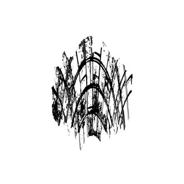 Grunge dokusu. Soyut siyah beyaz arka plan. Tek renkli vintage yüzey        