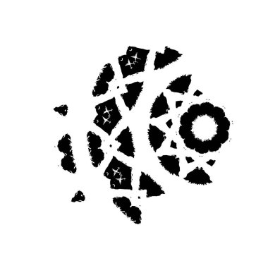 Grunge dokusu. Soyut siyah beyaz arka plan. Tek renkli vintage yüzey        