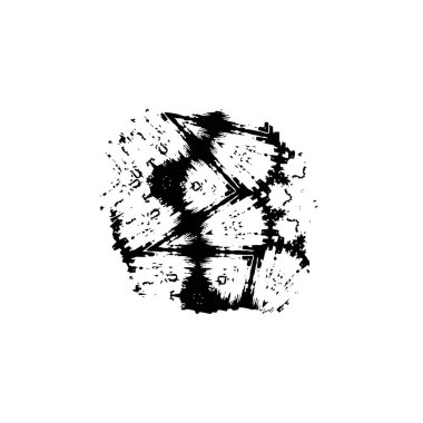 Grunge dokusu. Soyut siyah beyaz arka plan. Tek renkli vintage yüzey        