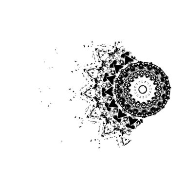 Grunge dokusu. Soyut siyah beyaz arka plan. Tek renkli vintage yüzey        