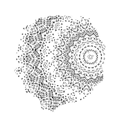 Grunge dokusu. Soyut siyah beyaz arka plan. Tek renkli vintage yüzey        