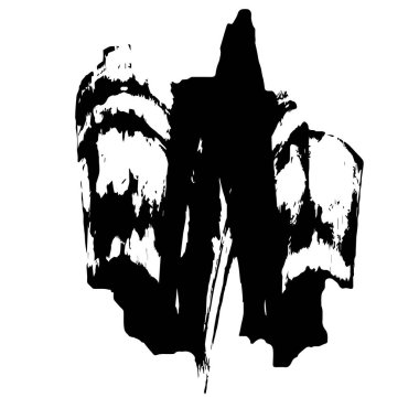 Grunge dokusu. Soyut siyah beyaz arka plan. Tek renkli vintage yüzey        