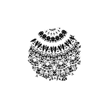 Grunge dokusu. Soyut siyah beyaz arka plan. Tek renkli vintage yüzey        