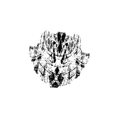 Grunge dokusu. Soyut siyah beyaz arka plan. Tek renkli vintage yüzey        