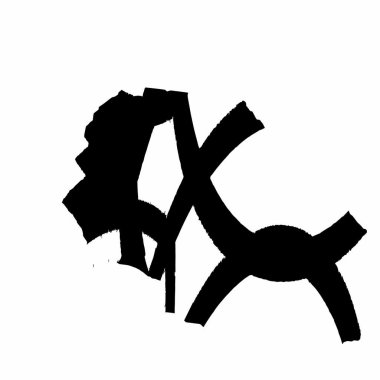 Grunge dokusu. Soyut siyah beyaz arka plan. Tek renkli vintage yüzey        