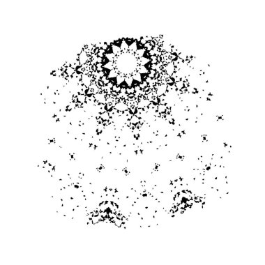 Grunge dokusu. Soyut siyah beyaz arka plan. Tek renkli vintage yüzey        