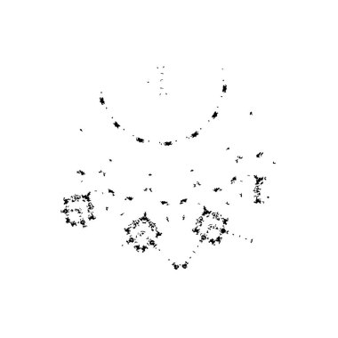 Grunge dokusu. Soyut siyah beyaz arka plan. Tek renkli vintage yüzey        