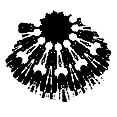 Grunge dokusu. Soyut siyah beyaz arka plan. Tek renkli vintage yüzey        