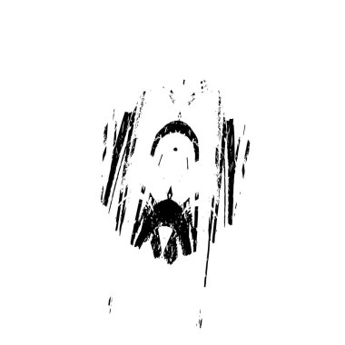 Grunge dokusu. Soyut siyah beyaz arka plan. Tek renkli vintage yüzey        