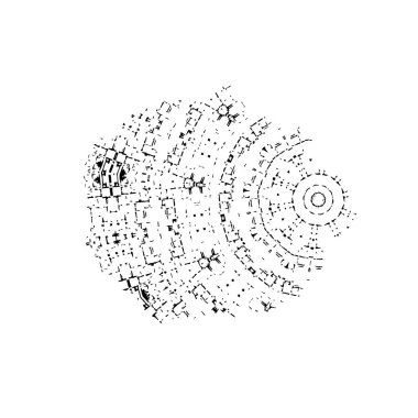 Grunge siyah beyaz doku arka plan