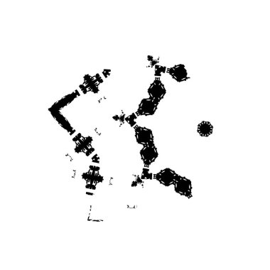 Grunge siyah beyaz doku arka plan