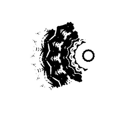 Soyut siyah ve beyaz doku arkaplanı