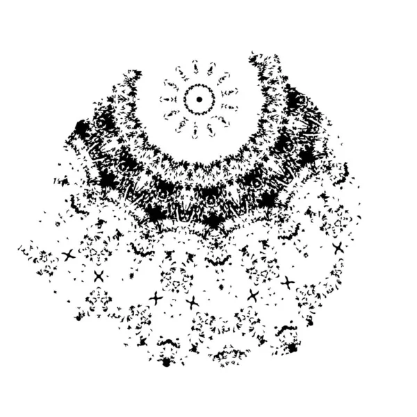 grunge siyah fırça darbesi