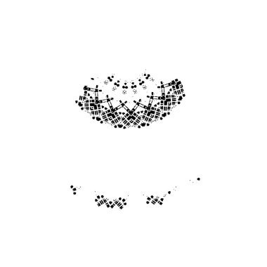 Soyut siyah ve beyaz doku arkaplanı