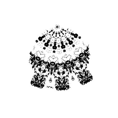 Soyut siyah ve beyaz doku arkaplanı