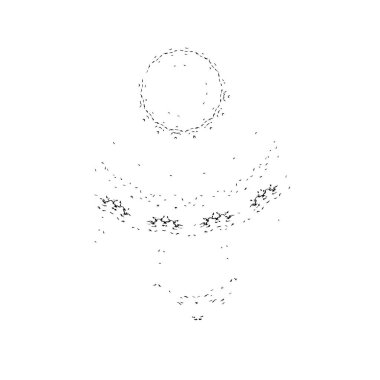 Soyut siyah ve beyaz doku arkaplanı