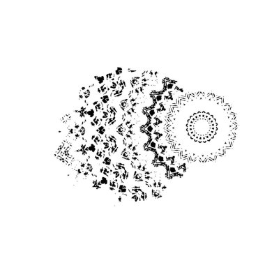 Grunge dokuyu örtüyor. Vektör sıkıntı dokusu.