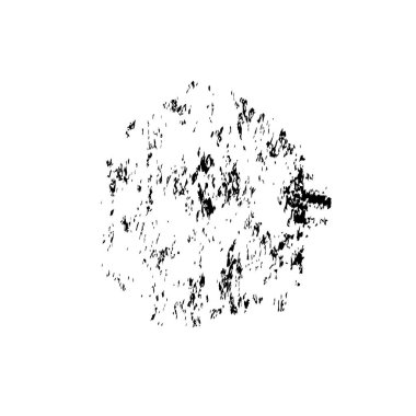 soyut siyah fırça darbesi, vektör çizimi