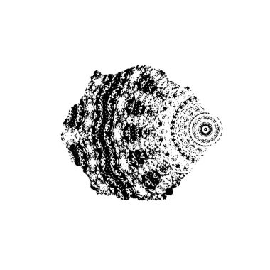 soyut siyah fırça darbesi, vektör çizimi